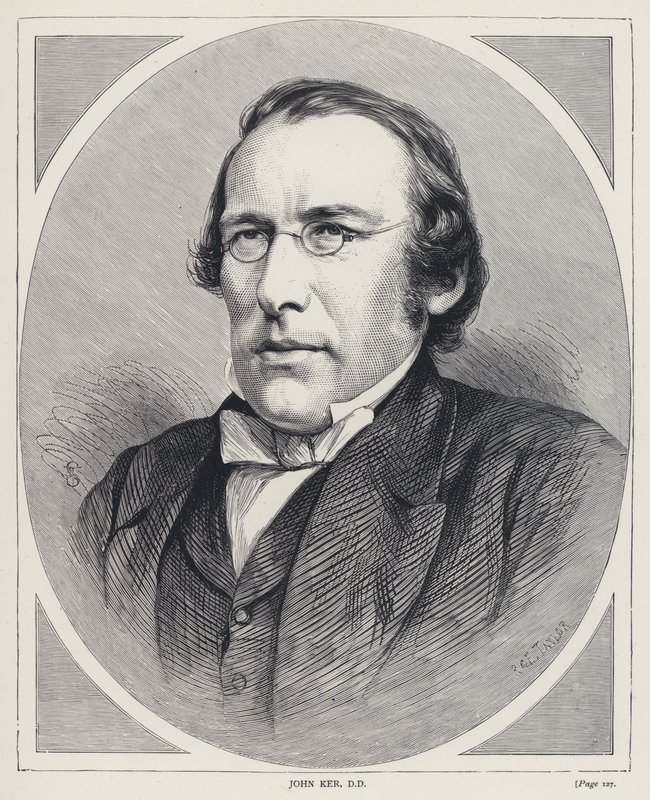 John Ker, DD (engraving) by English School