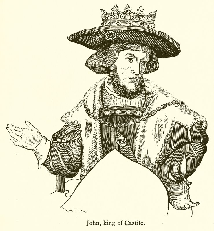 John, King of Castile by English School