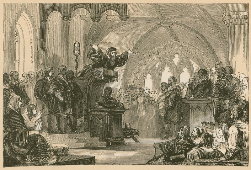 John Knox preaching at St. Andrews by English School