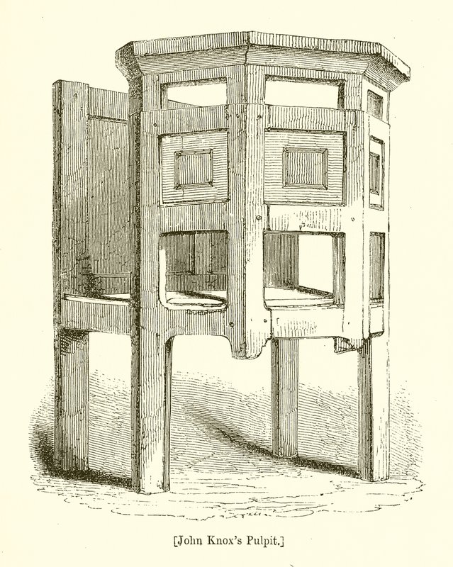 John Knoxs Pulpit by English School