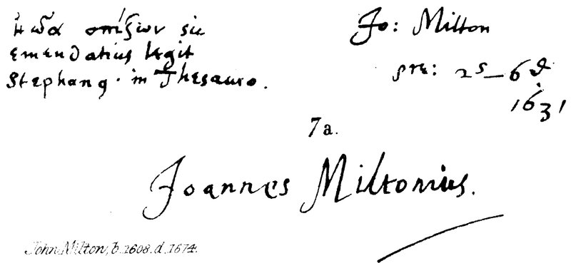 John Milton, b. 1608, d. 1674 by English School