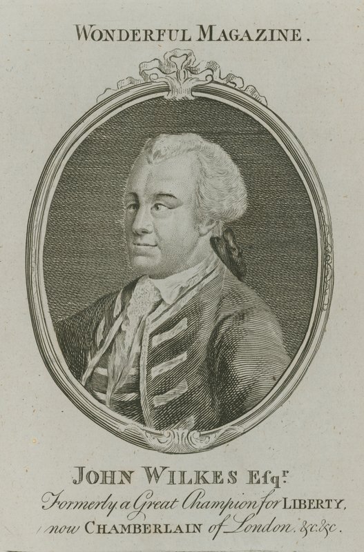 John Wilkes, formerly a great champion of liberty, now Chamberlain of London by English School