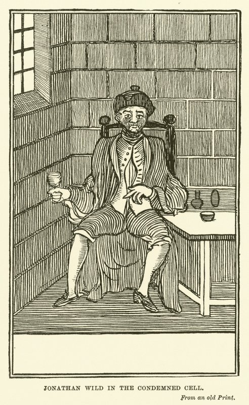 Jonathan Wild in the Condemned Cell by English School