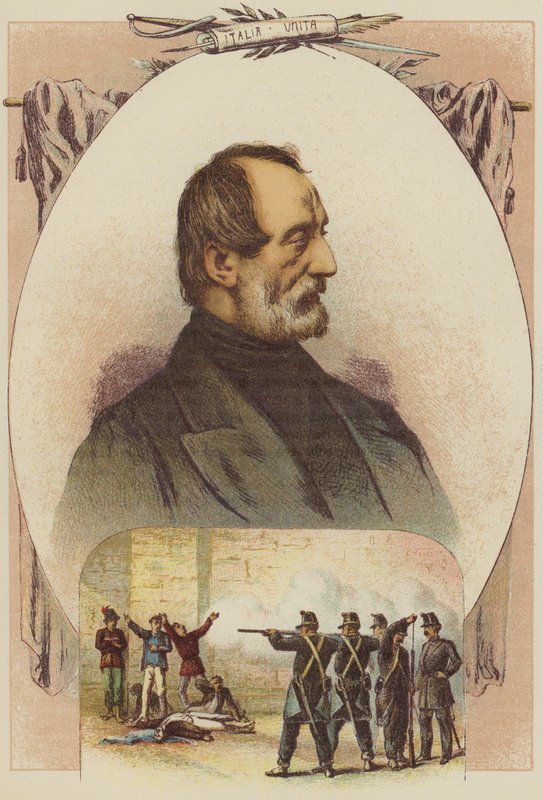 Joseph Mazzini, Citizens shot for reading Mazzini