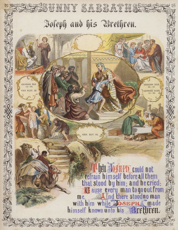 Joseph and his brethren by English School