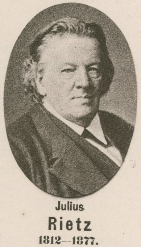 Julius Rietz (engraving) by English School