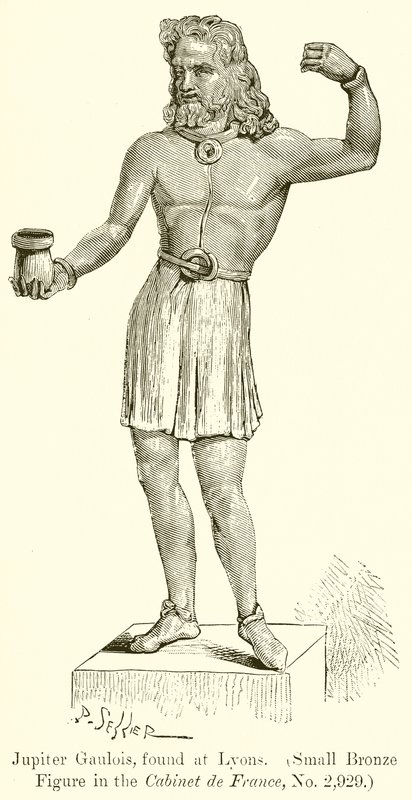 Jupiter Gaul at Lyons (engraving) by English School