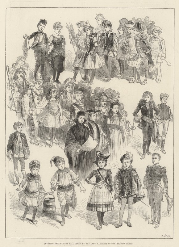 Juvenile Fancy-Dress Ball given by the Lady Mayoress at the Mansion House by English School