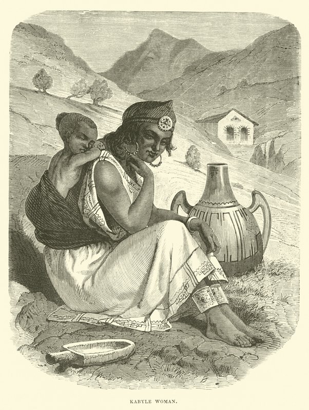 Kabyle Woman by English School