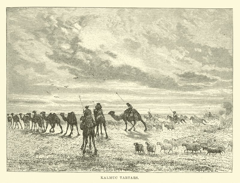 Kalmuc Tartars by English School