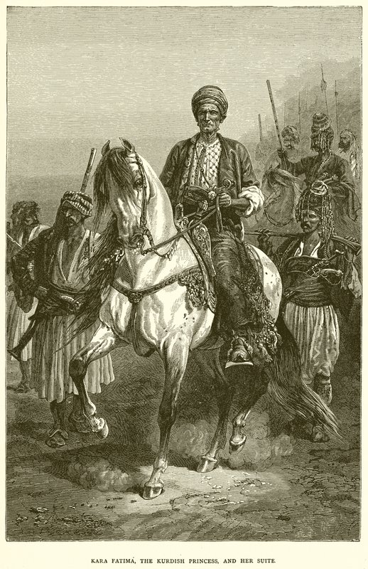 Kara Fatima, the Kurdish Princess, and Her Suite by English School