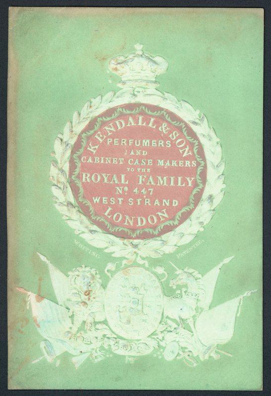 Kendall & Son, perfumers and cabinet case makers by English School