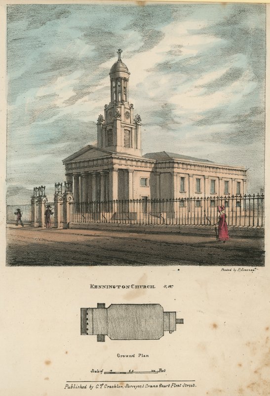 Kennington Church, Lambeth, London by English School