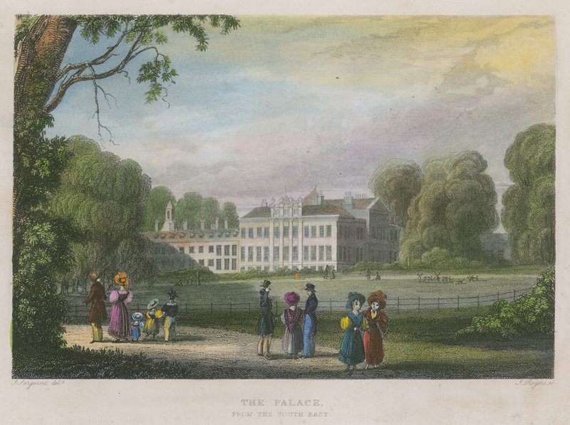 Kensington Palace, London, from the south east by English School