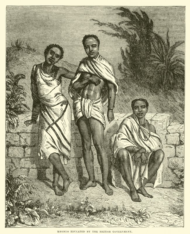 Khonds Educated by the British Government by English School