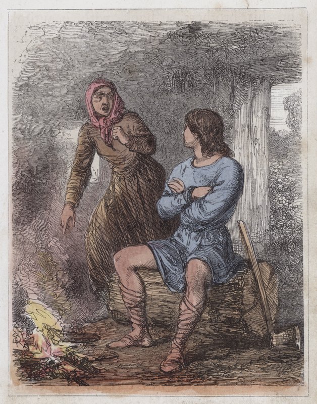 King Alfred in the Cowherd