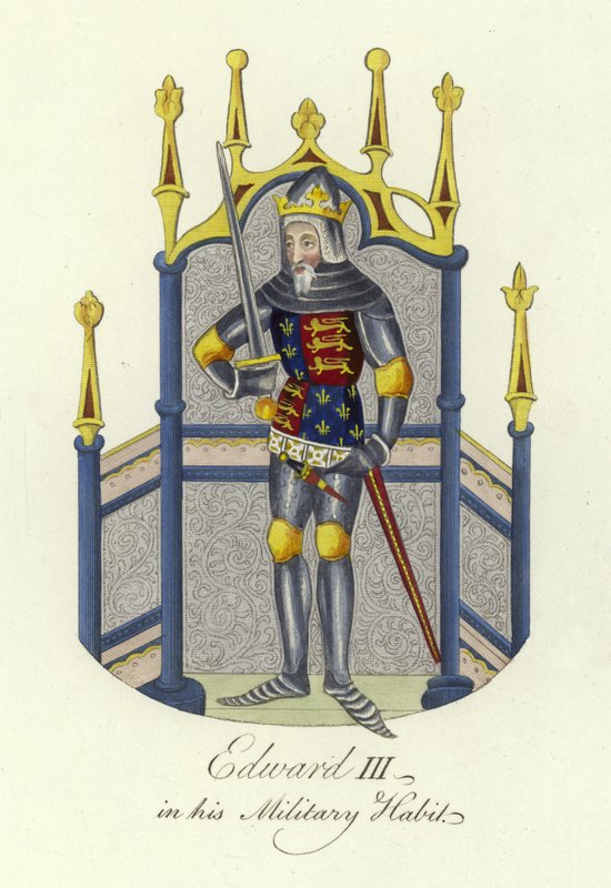 King Edward III of England in his military habit by English School