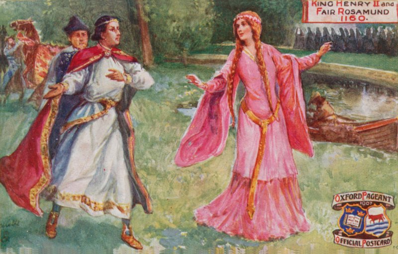 King Henry II and Fair Rosamund, 1160 by English School