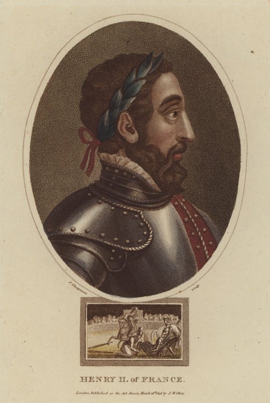 King Henry II of France by English School