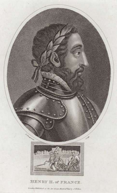 King Henry II of France by English School