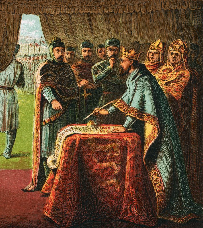 King John and Magna Carta by English School
