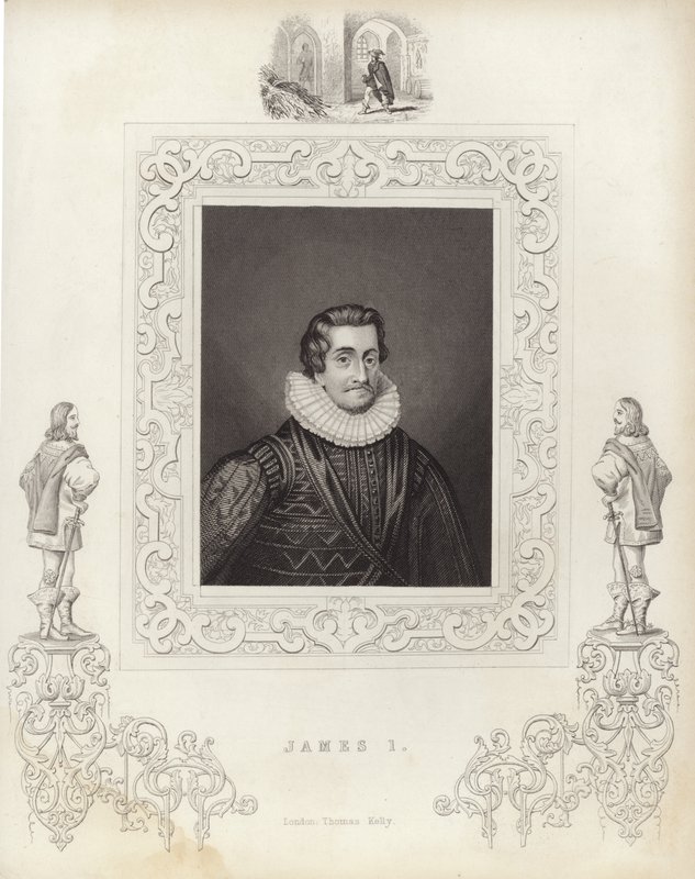 King James I by English School