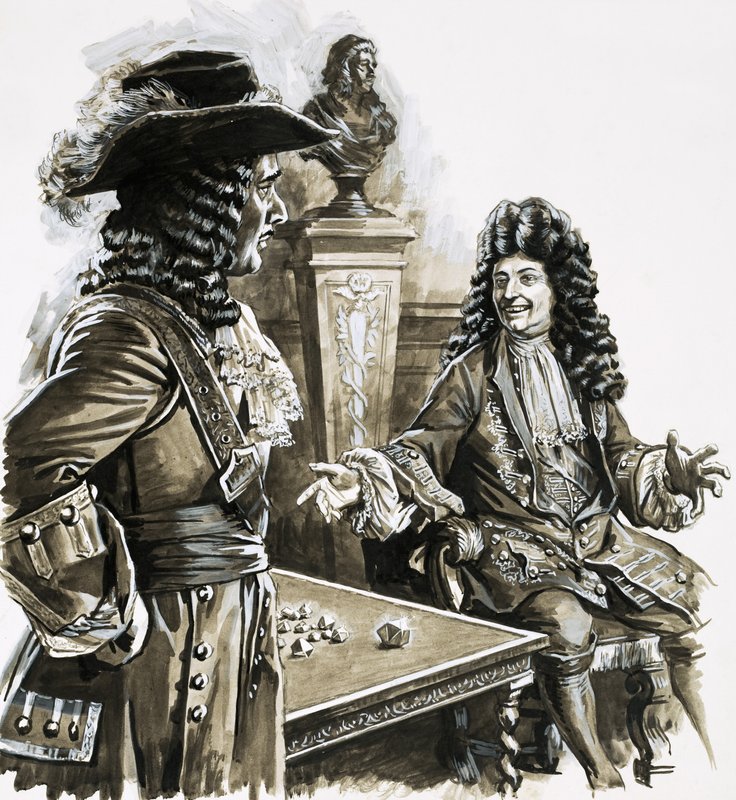 King Louis XIV was delighted to buy the Hope Diamond by English School
