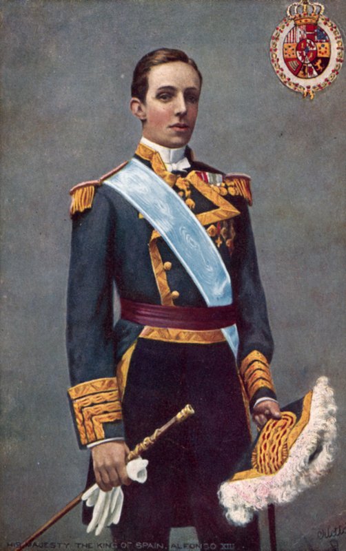 King Alfonso XIII of Spain by English School