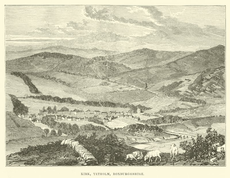 Kirk, Yetholm, Roxburghshire by English School