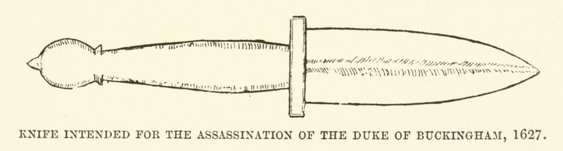 Knife Intended for the Assassination of the Duke of Buckingham by English School