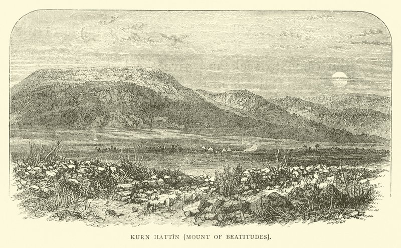 Kurn Hattin, Mount of Beatitudes by English School