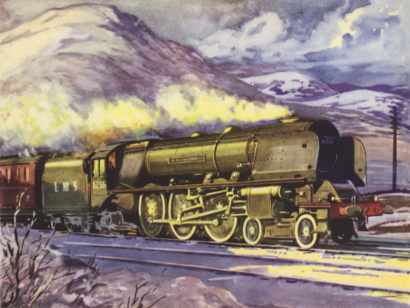 LM and S Regions, Princess Coronation Class No 6256, Sir William Stanier, FRS by English School