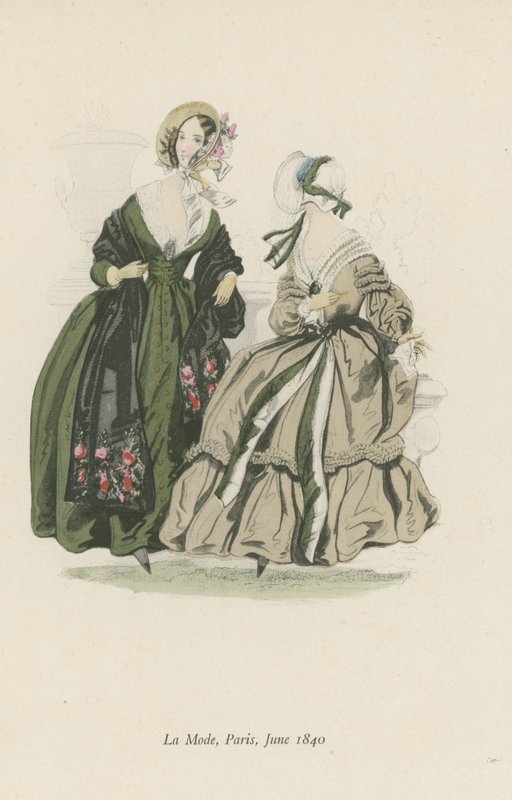 La Mode, Paris, June 1840 by English School