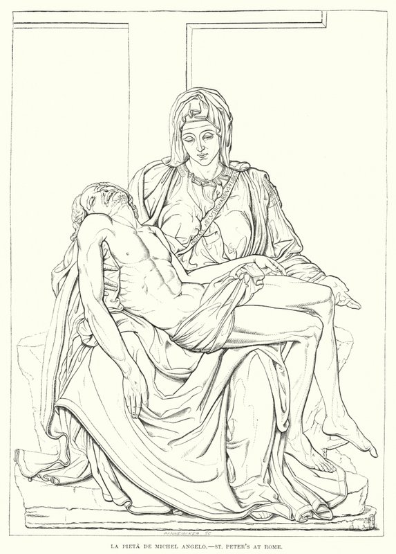 La Pieta by Michelangelo, St Peter