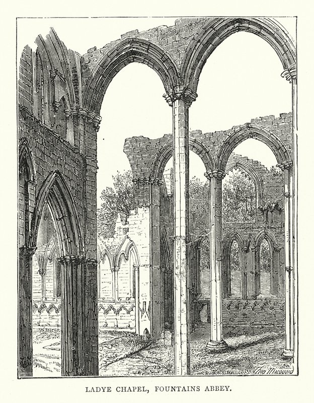 Ladye Chapel, Fountains Abbey by English School