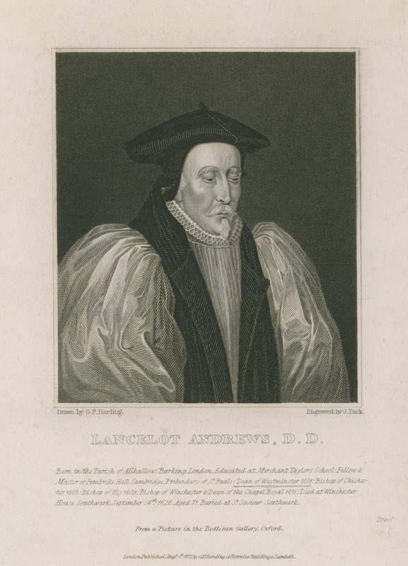 Lancelot Andrews, Dean of Westminster by English School