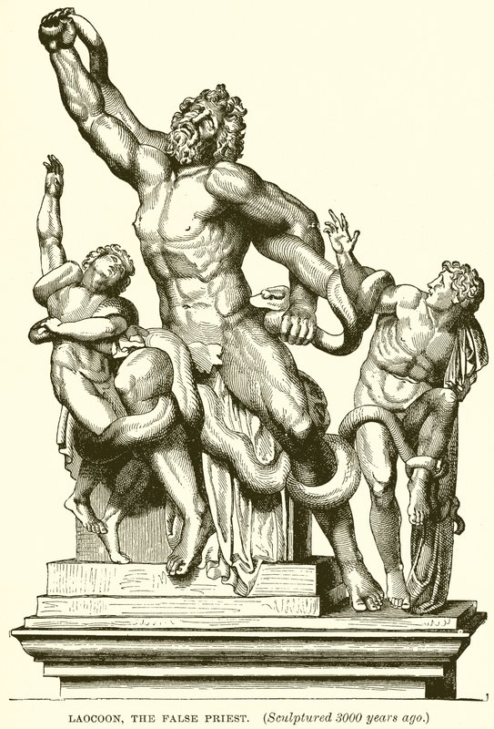 Laocoon, the False Priest by English School