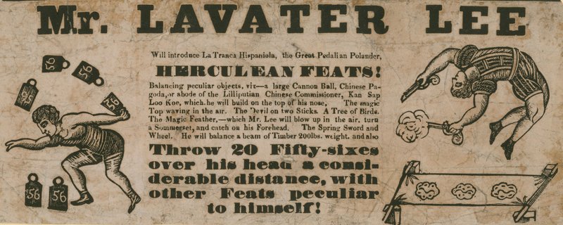 Lavater Lee, strongman by English School
