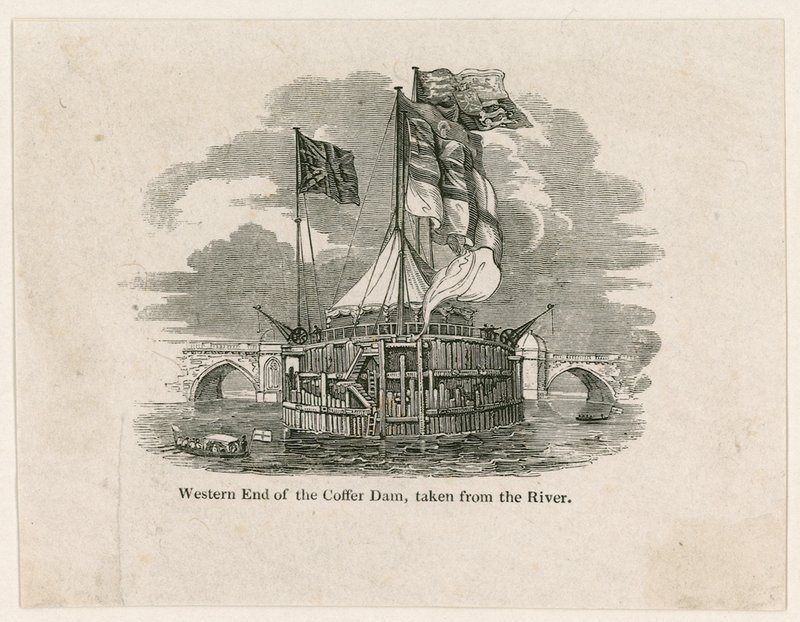 Laying the Foundation Stone of New London Bridge by English School