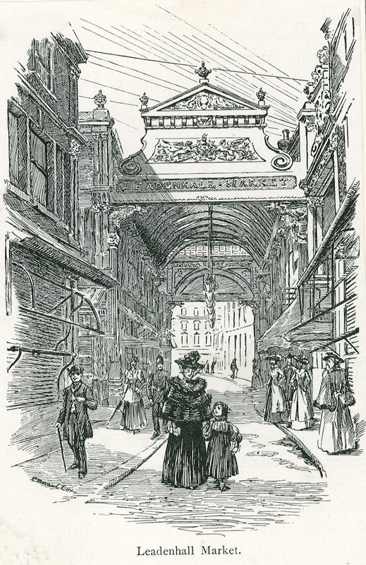 Leadenhall Market by English School