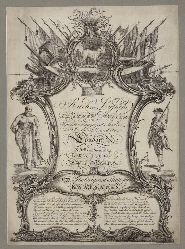 Leather Seller, Trade Card by English School