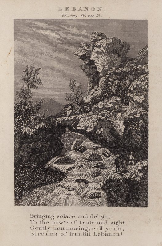 Lebanon, Solomon Song IV, ver 15 by English School