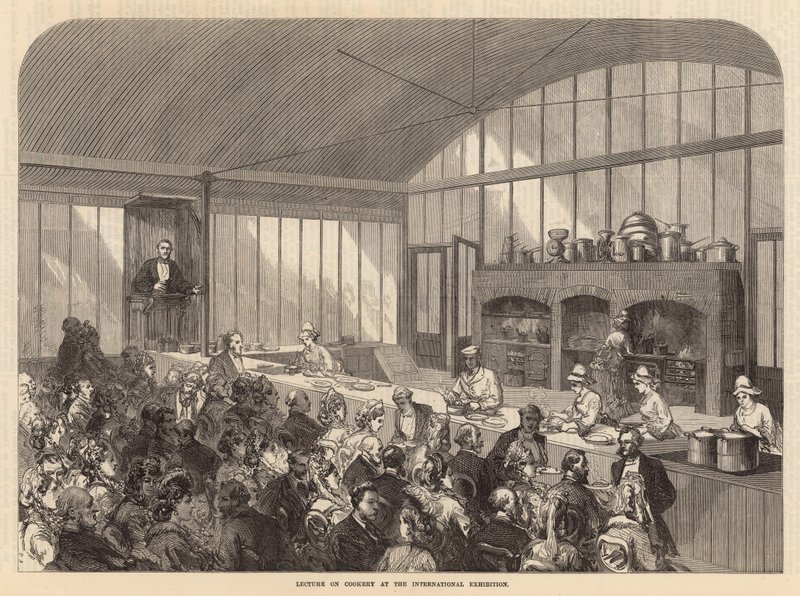 Lecture on Cookery at the International Exhibition by English School