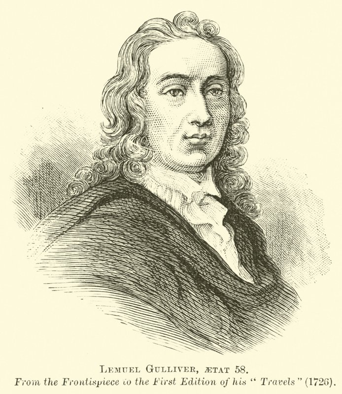 Lemuel Gulliver, Aged 58 by English School