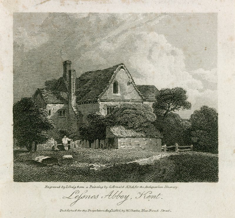 Lesnes Abbey in Kent by English School