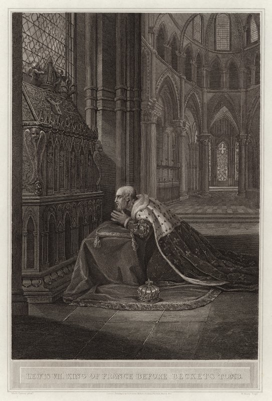 Lewis VII King of France Before Beckett