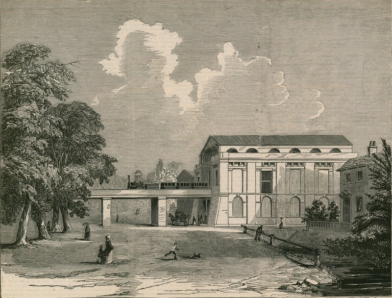 Lewisham Station of the North Kent Railway by English School