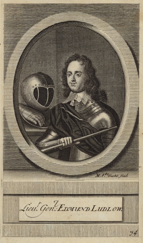 Lieutenant General Edmund Ludlow by English School