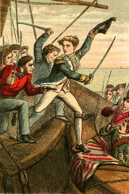 Lieutenant Lydiard at the head of the boarders by English School