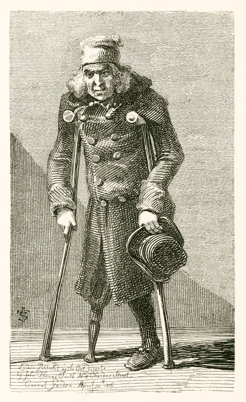 Lilly, Who Lost His Leg in Some Repairs at Westminster by English School